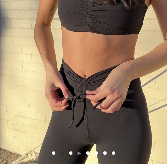 Athleta Elation Cinch Ultra High Rise Legging Black Small New - Picture 2 of 5